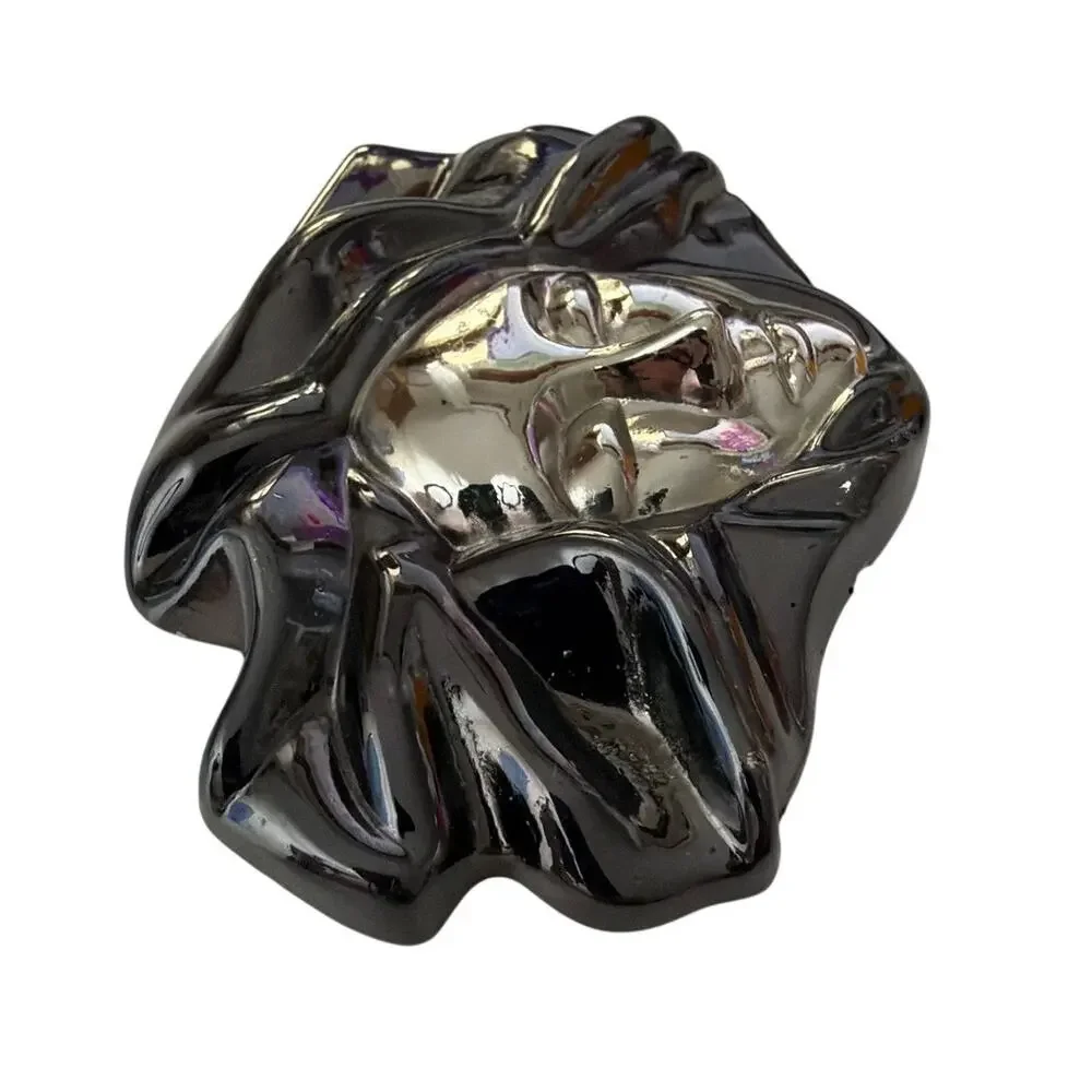vintage Art Nouveau-style women's cinch belt buckle  three dimensional